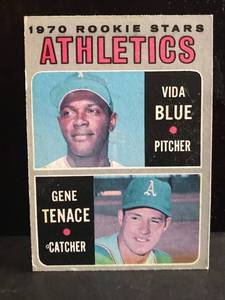 lot 46 image: Vida Blue 1970 Topps