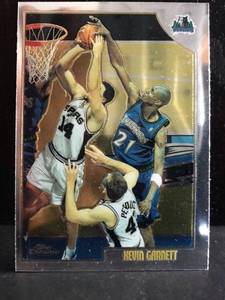 lot 48 image: Kevin Garnett 1999 Topps Chrome