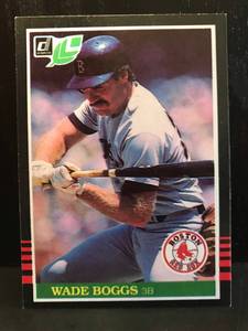lot 58 image: Wade Boggs 1984 Donruss Leaf Card 179