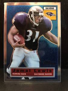 lot 62 image: Jamal Lewis 2001 Topps Heritage 118556