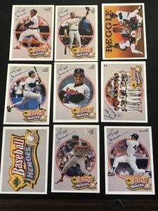 lot 63 image: Reggie Jackson 1990 Upper Deck Baseball Heroes 9 Card Set