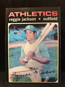 lot 72 image: Reggie Jackson 1971 Topps