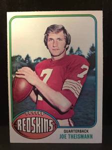 lot 88 image: Joe Theismann 1976 Topps