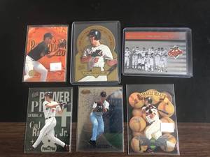 lot 109 image: 6 Different Cal Ripken Jr Insert Cards