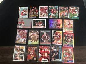 lot 113 image: 20 Different Joe Montana Cards