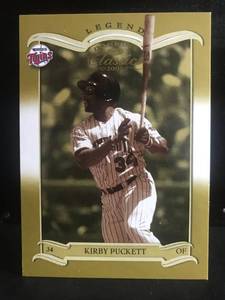 lot 120 image: Kirby Puckett 2003 Donruss Classics 4011500