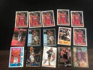 lot 129 image: 15 Allen Iverson Cards