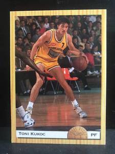 lot 131 image: Toni Kukoc 1993 Classic Draft Pick Card