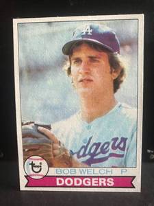 lot 133 image: Bob Welch 1979 Topps RC