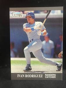 lot 138 image: Ivan Rodriguez 1991 Fleer Ultra RC