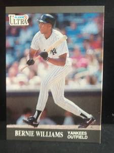 lot 139 image: Bernie Williams 1991 Fleer Ultra RC