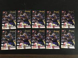 lot 144 image: 10 Kobe Bryant 1998 Collectors Edge Impulse Cards