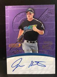 lot 149 image: Josh Hamilton 2001 Topps Fusion Autograph Card