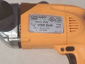 lot 16 image: Heavy Duty Chicago 12 VSR Drill