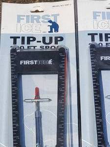 lot 23 image: (2) First-Ice Tip Up with 200ft Spool