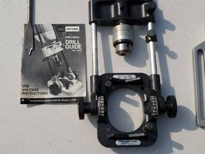 lot 55 image: Craftsman Percision Drill Guide & Drill Press Clamp