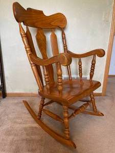 lot 72 image: Wooden Rocker