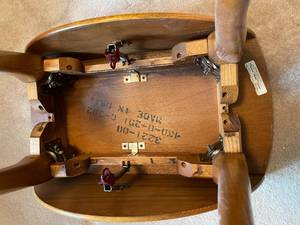 lot 90 image: Vintage JC Penny Dropleaf Table