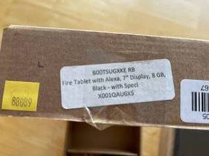 lot 119 image: Fire Tablet w Alexa 7 Inch Screen