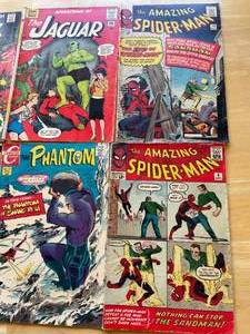 lot 121 image: (10) 1960s Comic Books includes Spider Man Nothing can Stop the Sandman Volume 1 No 4