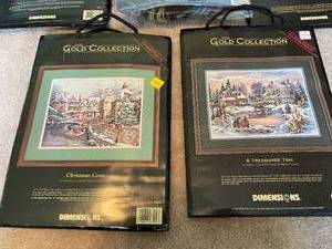 lot 150 image: 8 Embroidery Kits
