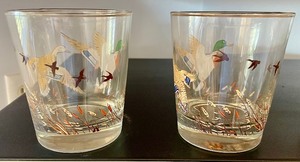 lot 165 image: 4 Duck Themed Lowball Glasses