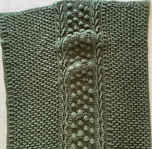 lot 197 image: Army Green Afghan