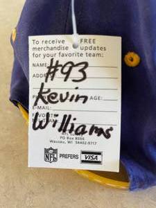lot 226 image: Vikings Kevin Williams Autographed Baseball Hat