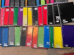 lot 232 image: Large Lot of Notebooks