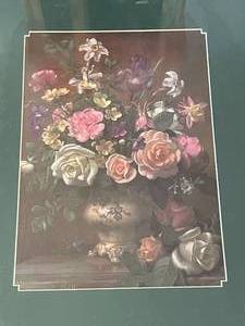 lot 257 image: Floral Framed Art Print
