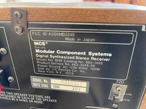 lot 264 image: MCS Digital Synthesized Stereo Receiver