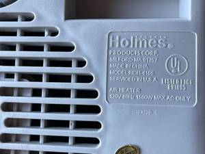 lot 320 image: Electric Holmes Twin Ceramic Heater