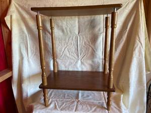 lot 340 image: Wooden End Table
