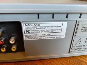lot 345 image: Magnavox VCR  DVD Player