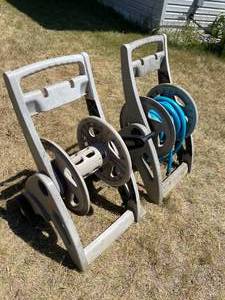 lot 378 image: 2 Hosemobile Garden Hose Carts