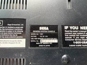 lot 393 image: Vintage Sega System With Games