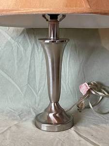 lot 438 image: Silver Table Lamp