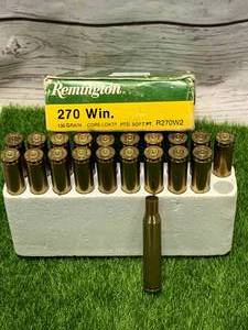 20ea .270 Win Brass Casings