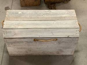 Vintage Wood Box 13� X 14� X 24�