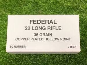 50 Rounds .22 Hollow Point Copper Plated Ammo Ammunition