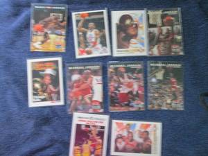 lot 11 image: Michael Jordan Cards...