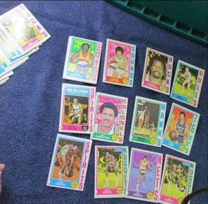lot 29 image: 1974-75 Topps Basketball Cards...