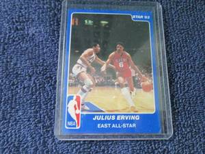 lot 31 image: 1982-83 Julius Erving Star Card...