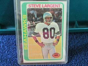 lot 46 image: Topps Steve Largent Card1978...