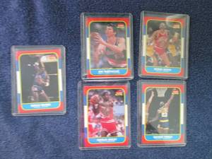 lot 53 image: 1986-87 Fleer Basketball Cards...