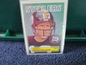 lot 61 image: Terry Bradshaw Cards...