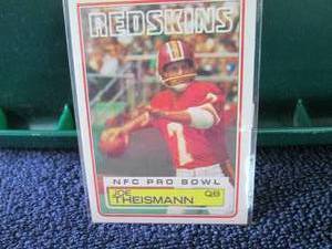 lot 63 image: Joe Theisman Cards...