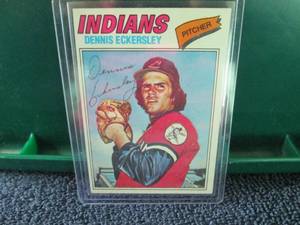 lot 71 image: 1977 Topps Dennis Eckersley Card...