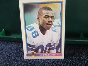 lot 80 image: Michael Irvin Cards...
