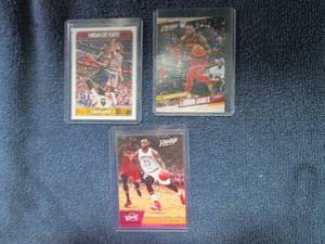 lot 86 image: LeBron James Cards...